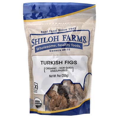 Organic Turkish Figs, 9 oz (255 g)