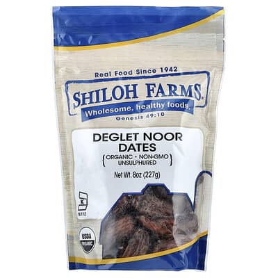 Organic Deglet Noor Dates, 8 oz (227 g)