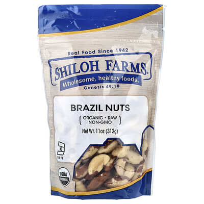 Органические бразильские орехи Shiloh Farms, 11 oz (312 g)