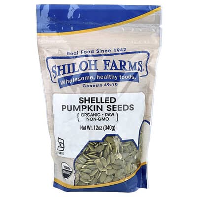 Тыквенные семечки Organic Shelled Pumpkin Seeds, 12 oz (340 g)