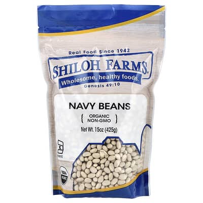 Фасоль органическая Navy, 15 oz (425 g)