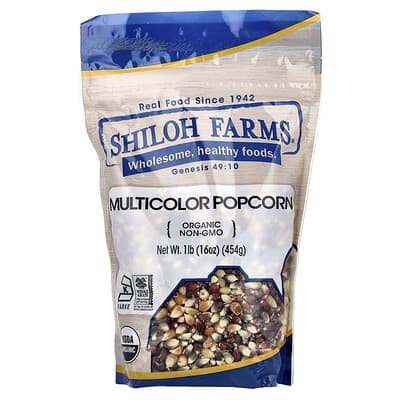 Organic Multicolor Popcorn, 16 oz (454 g)