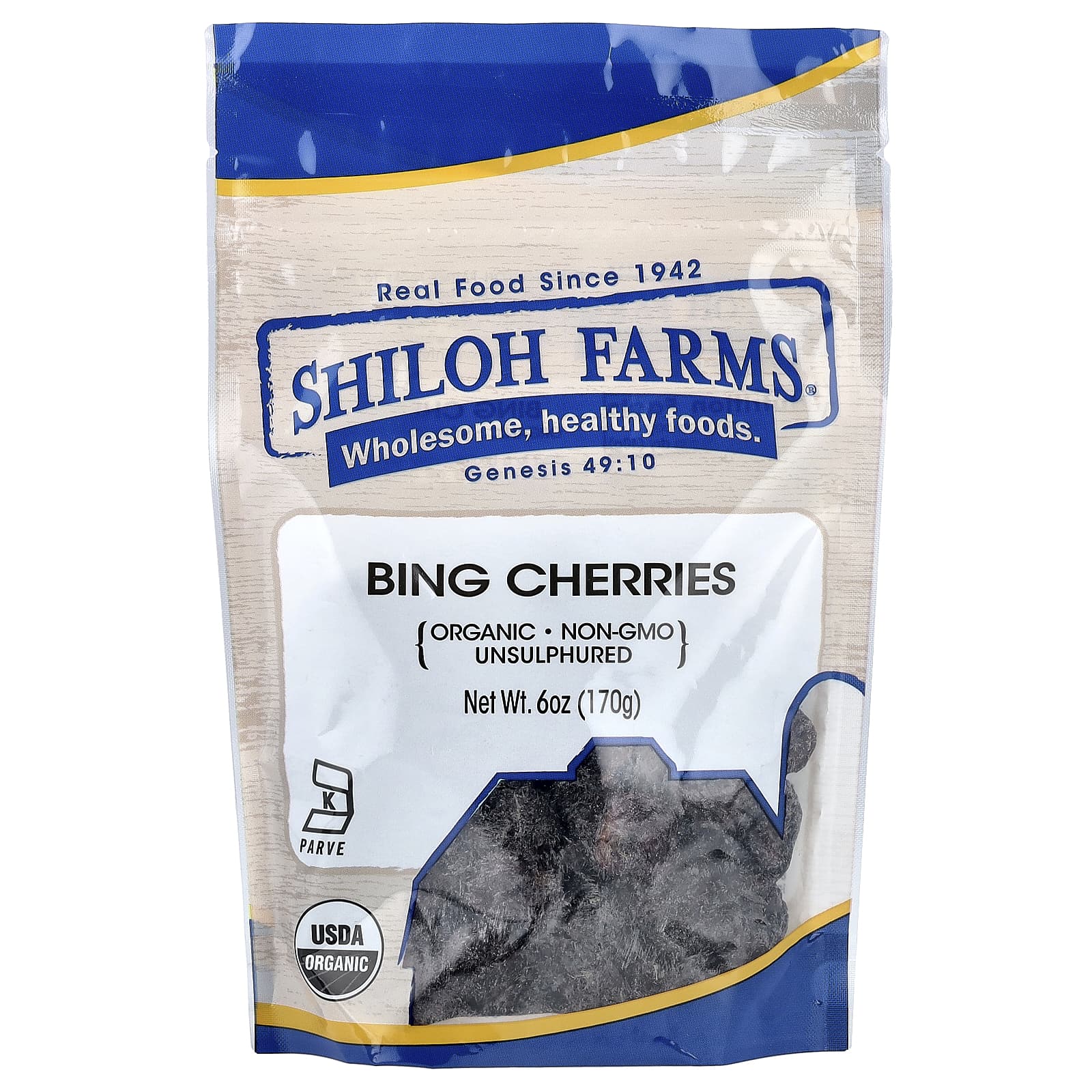 Organic Bing Cherries, 6 oz (170 g)