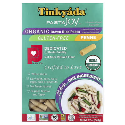 Tinkyada паста из бурого риса Penne, 12 oz (340 g)