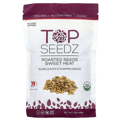 Жареные семена подсолнечника и тыквы Sweet Heat 6 oz (198 g)