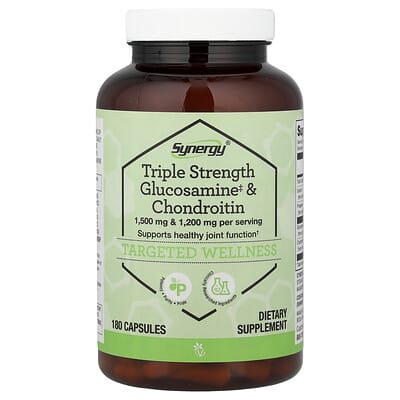 Synergy®, Triple Strength Glucosamine & Chondroitin, 180 Capsules