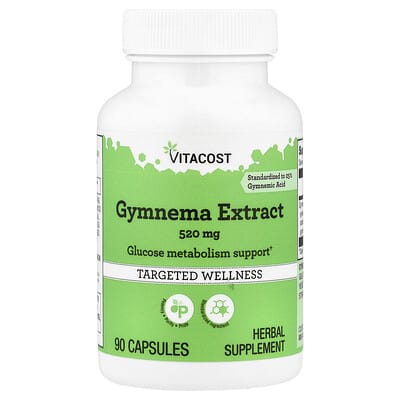 Экстракт Gymnema, 520 mg, 90 Capsules