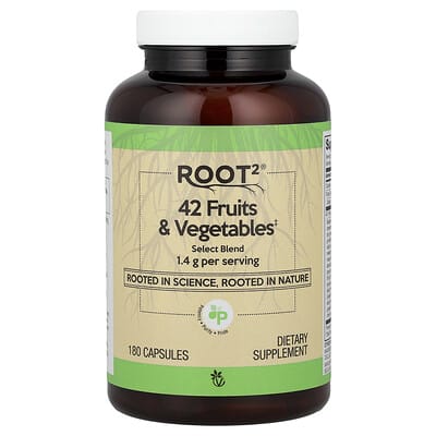 Vitacost Root2®, 42 Fruits & Vegetables, 180 капсул
