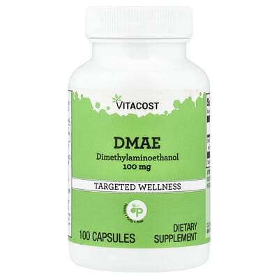 DMAE, 100 mg, 100 капсул