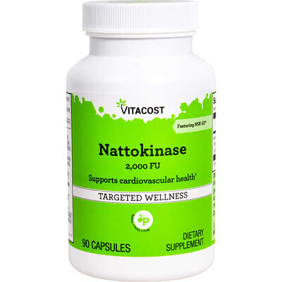 Nattokinase NSK-SD, 2,000 FU, 90 капсул