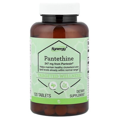 Synergy®, Pantethine, 120 таблеток