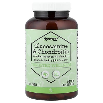 Synergy®, Glucosamine & Chondroitin, 240 таблеток