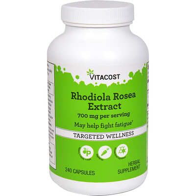 Экстракт Rhodiola Rosea, 240 капсул (350 mg per Capsule)