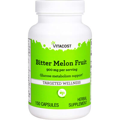 Плоды горькой дыни, 150 Capsules (450 mg per Capsule)