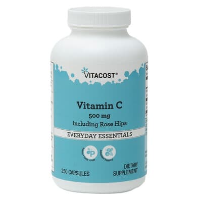 Everyday Essentials, Vitamin C Including Rose Hips, 250 Capsules