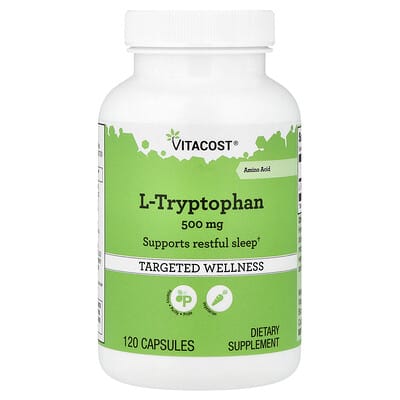 L-Tryptophan, 500 mg, 120 капсул