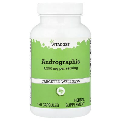 Andrographis, 120 капсул (600 mg на капсулу)