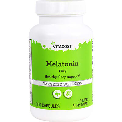 Мелатонин Vitacost 1 mg 300 Capsules
