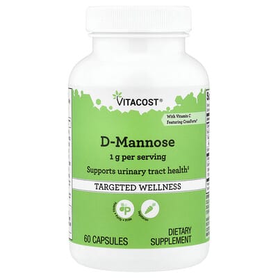 D-Mannose с витамином C, 60 капсул