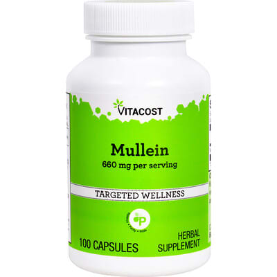Корень исландского Mullein, 100 Capsules (330 mg per Capsule)