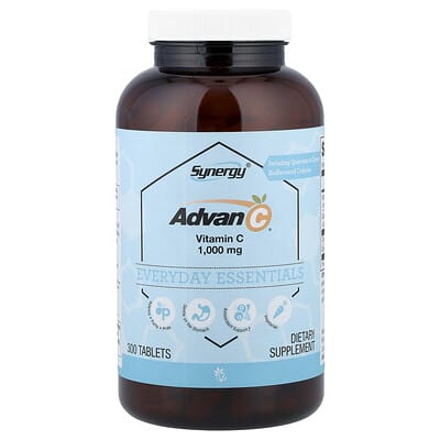 Synergy®, Advan-C® Including Quercetin & Citrus Bioflavonoid Complex, 300 Tablets