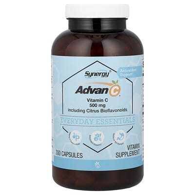 Synergy®, Advan-C® с цитрусовыми биофлавоноидами, 300 капсул