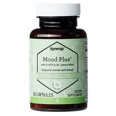 Synergy Mood Plus с 5-HTP и зверобоем, 60 капсул