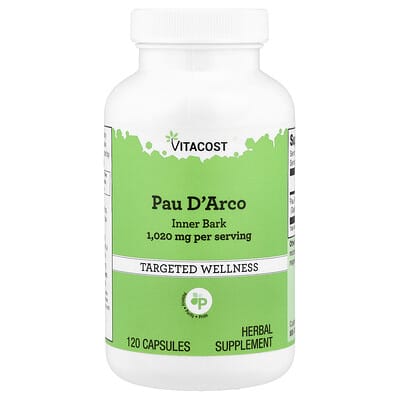 БАД Pau D'Arco Inner Bark, 120 капсул (510 mg per Capsule)