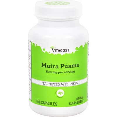Everyday, Muira Puama, 120 капсул (300 mg на капсулу)