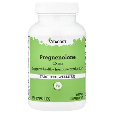 Прегненолон Vitacost 10 mg 180 капсул