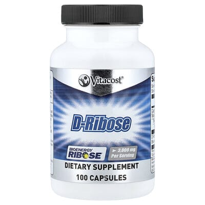 D-Ribose, 100 капсул (750 mg per Capsule)