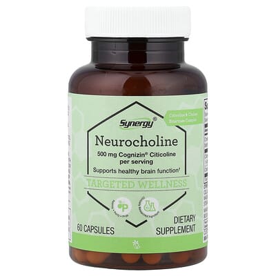 Synergy®, Neurocholine, 60 капсул