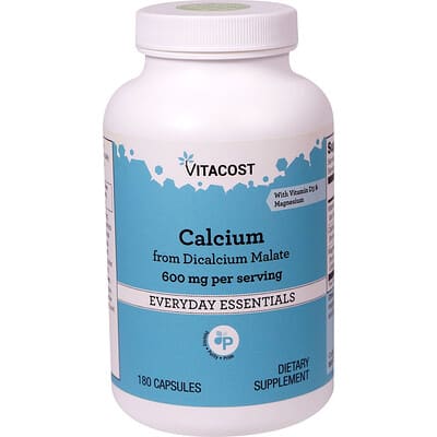 Everyday Essentials, Calcium With Vitamin D3 & Magnesium, 180 Capsules