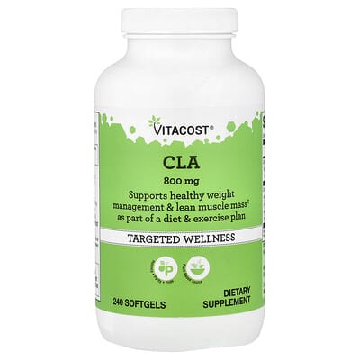 CLA, 800 mg, 240 мягких капсул