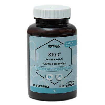 Масляные капсулы Synergy®, SKO® Superior Krill Oil, 60 шт. (750 мг на капсулу)