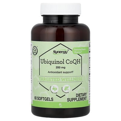 Synergy®, Ubiquinol CoQH, 200 mg, 60 Softgels