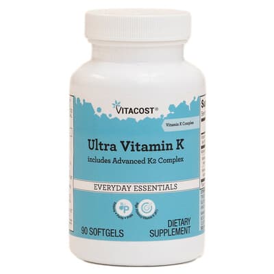 Everyday Essentials, Ultra Vitamin K Includes Advanced K2 Complex, 90 Softgels
