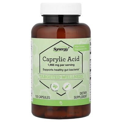 Synergy®, Caprylic Acid With Calcium Magnesium & Zinc, 100 Capsules