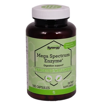 Synergy Mega Spectrum Enzyme Vitacost 180 капсул