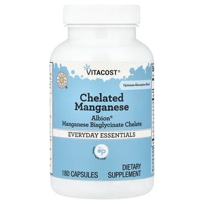 Chelated Manganese 180 Capsules