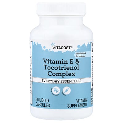 Vitamin E & Tocotrienol Complex, 60 Liquid Capsules