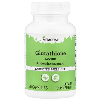 Vitacost Глутатион, 500 mg, 60 капсул