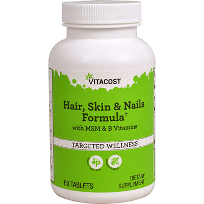 Hair, Skin & Nails Formula Featuring MSM & B Vitamins, 60 Tablets