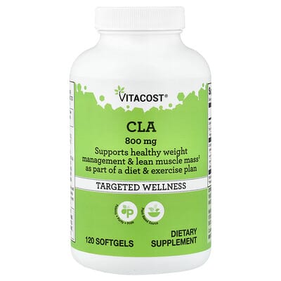 CLA, 800 mg, 120 мягких капсул