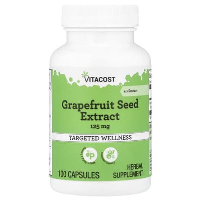 Экстракт семян грейпфрута, 125 mg, 100 капсул