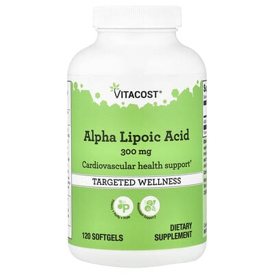 Альфа-липоевая кислота Vitacost 300 mg