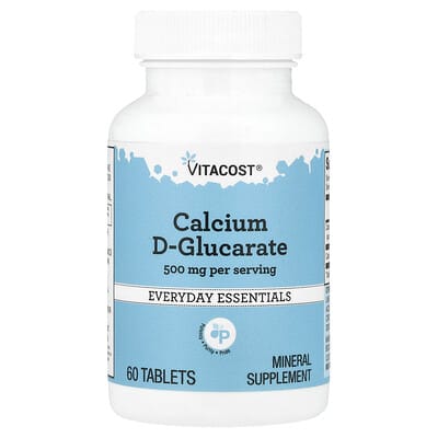 Calcium D-Glucarate, 60 таблеток (250 mg per Tablet)