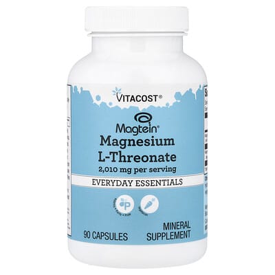 Magtein®, Magnesium L-Threonate, 90 Capsules (670 mg per Capsule)