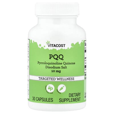 PQQ, 10 mg, 30 капсул