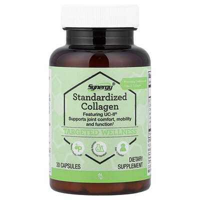 Коллаген Synergy Standardized, 30 капсул (40 mg на капсулу)